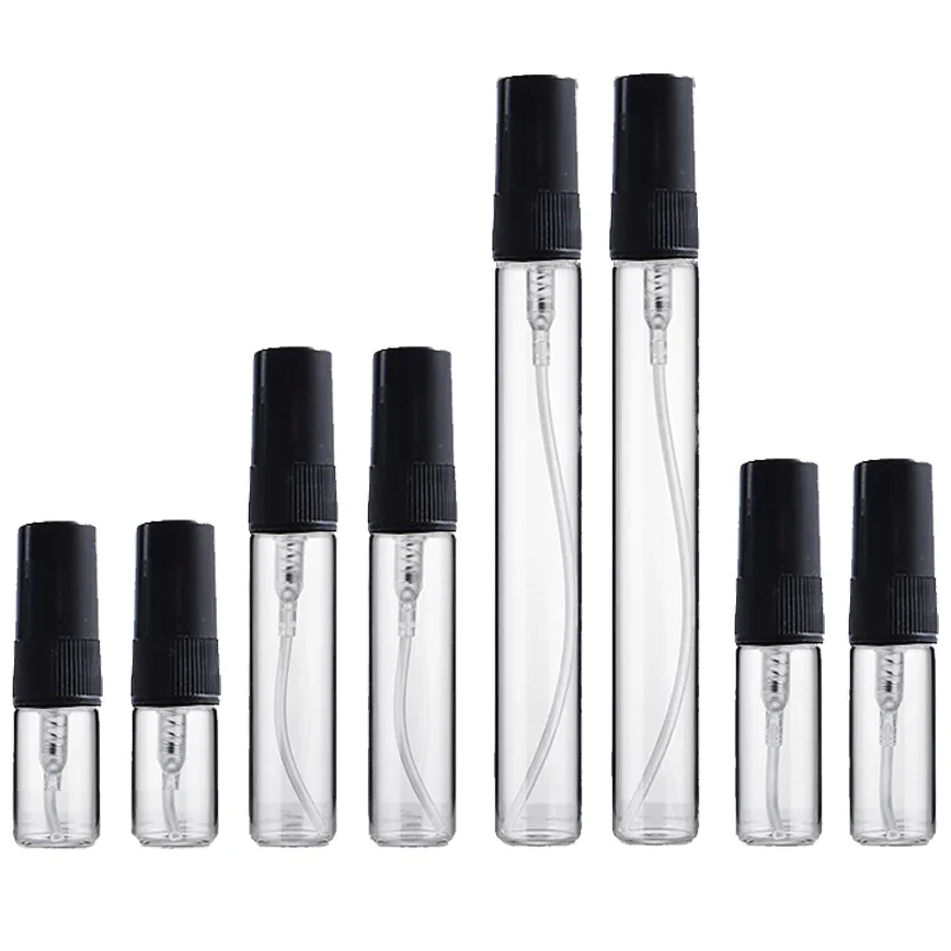 Perfume Fragrance Story - 8/16pcs ขวดน้ําหอมรีฟิลแบบพกพาสเปรย์แก้วขวดคอนเทนเนอร์ Refill Atomizer น้ําหอมขวดเดินทาง