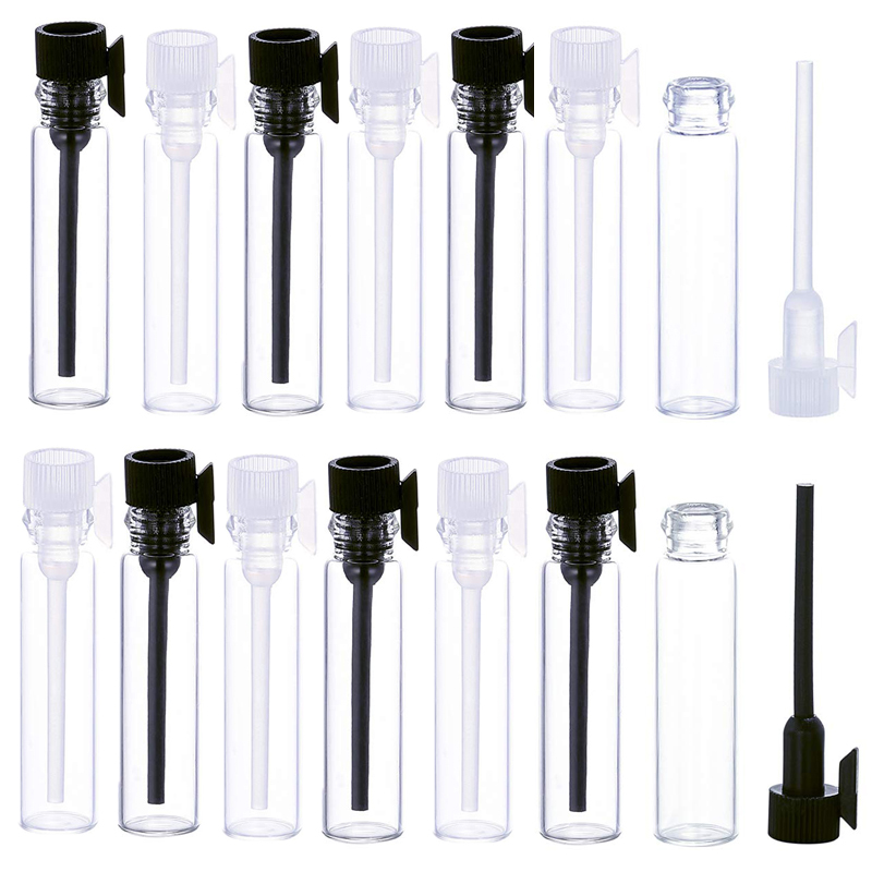 Perfume Fragrance Lab - 50 ชิ้น 1 มิลลิลิตร/2 มิลลิลิตร/3 มิลลิลิตรมินิน้ําหอมแก้วขนาดเล็กตัวอย่างขวด
