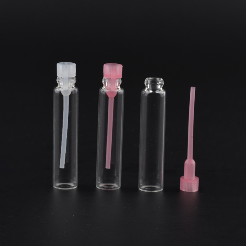 Perfume Fragrance Lab - 100Pcs 1/2/3Ml ขวดแก้วขนาดเล็กที่ว่างเปล่าห้องปฏิบัติการขวดน้ำหอมน้ำมันหอมระเหย2ML แก้วหลอด Trial ตัวอย่าง