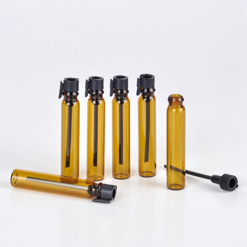 100pcs 1/2ml Mini Amber แก้วขน - Perfume Fragrance Lab บทวิจารณ์และราคา