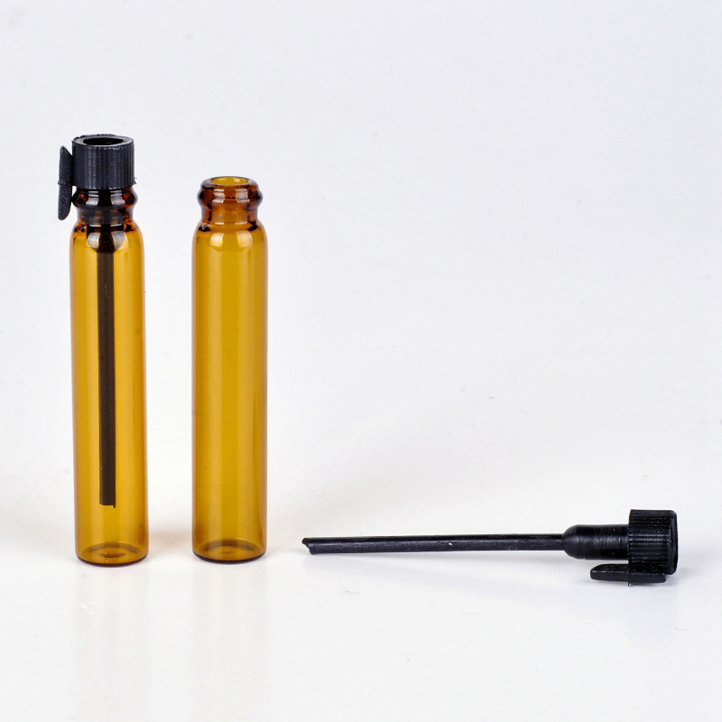 100pcs 1/2ml Mini Amber แก้วขน - Perfume Fragrance Lab บทวิจารณ์และราคา