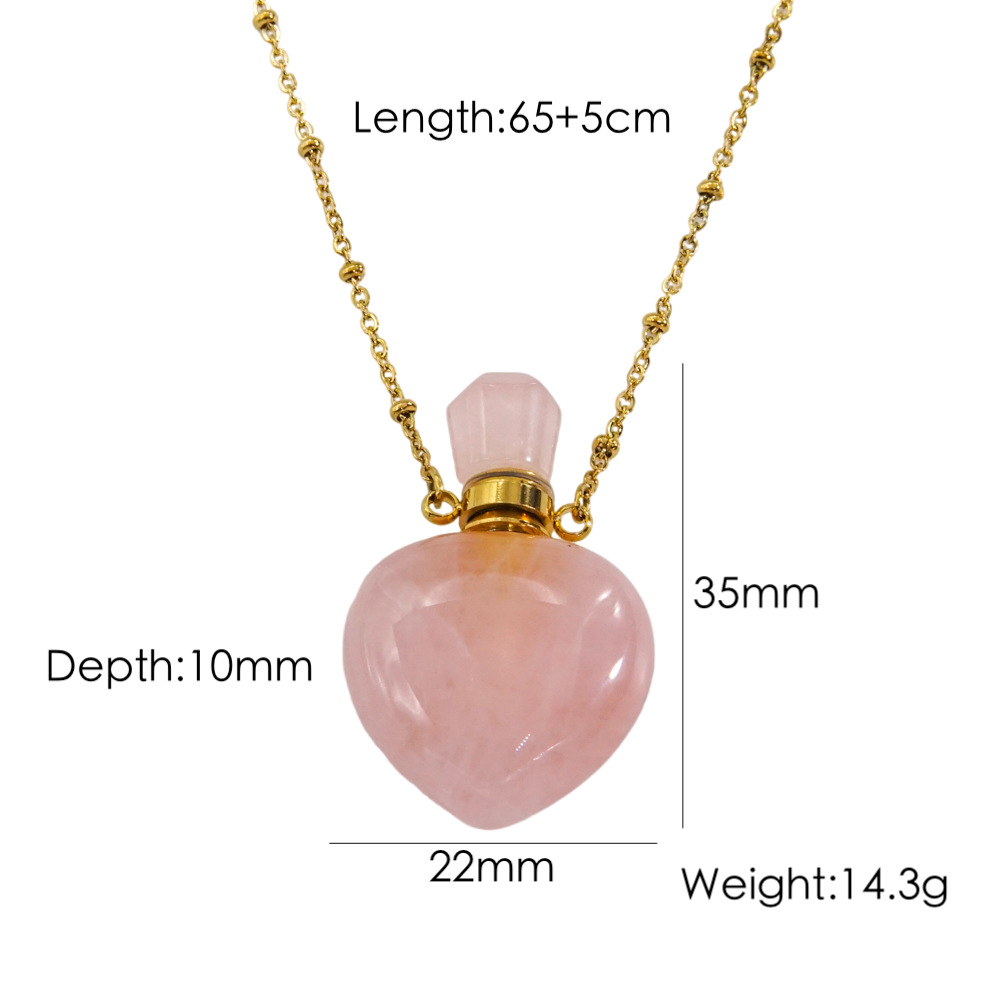 สร้อยคอขวดน้ำหอมรูปหัวใจสแตนเล - Perfume Và Fragrance บทวิจารณ์และราคา